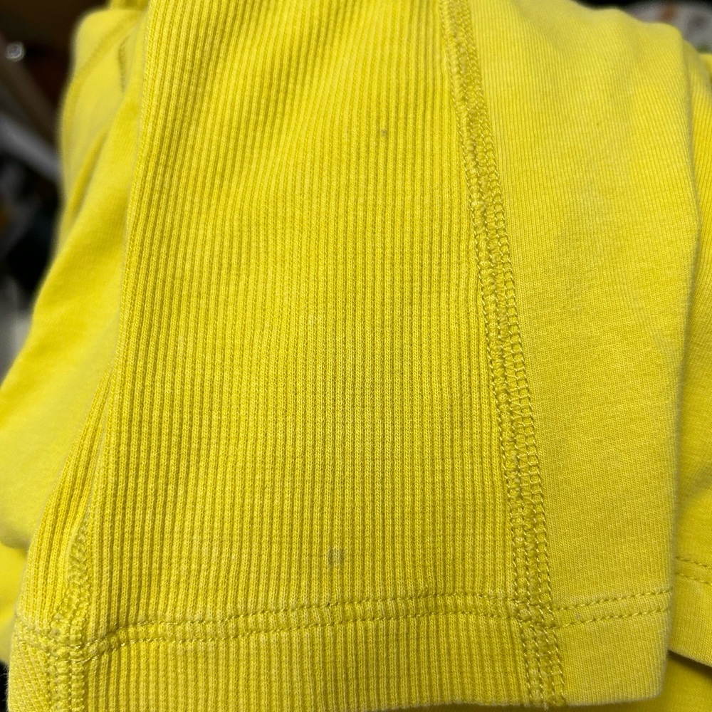 Free People Movement Hot Shot Long Sleeve Jumpsuit One Piece Yellow Small - Picture 16 of 16